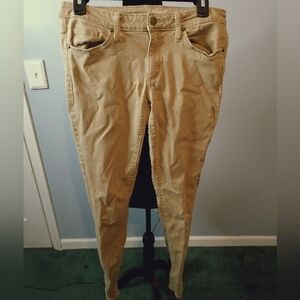 Universal Thread Size 6/28R Khaki Color Mid Rise Skinny Jeans